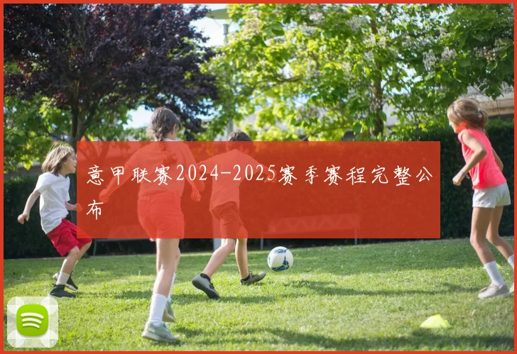意甲联赛2024-2025赛季赛程完整公布